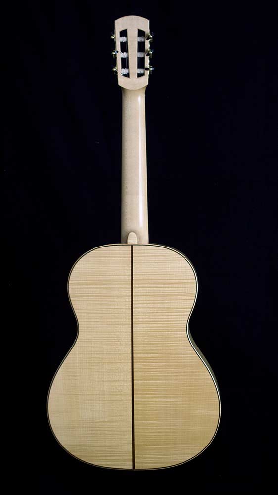Aktuelles - Angebot: Linkshänder-Gitarre Nr. 74 in Fichte / Riegelahorn, gebaut 2012 zu verkaufen